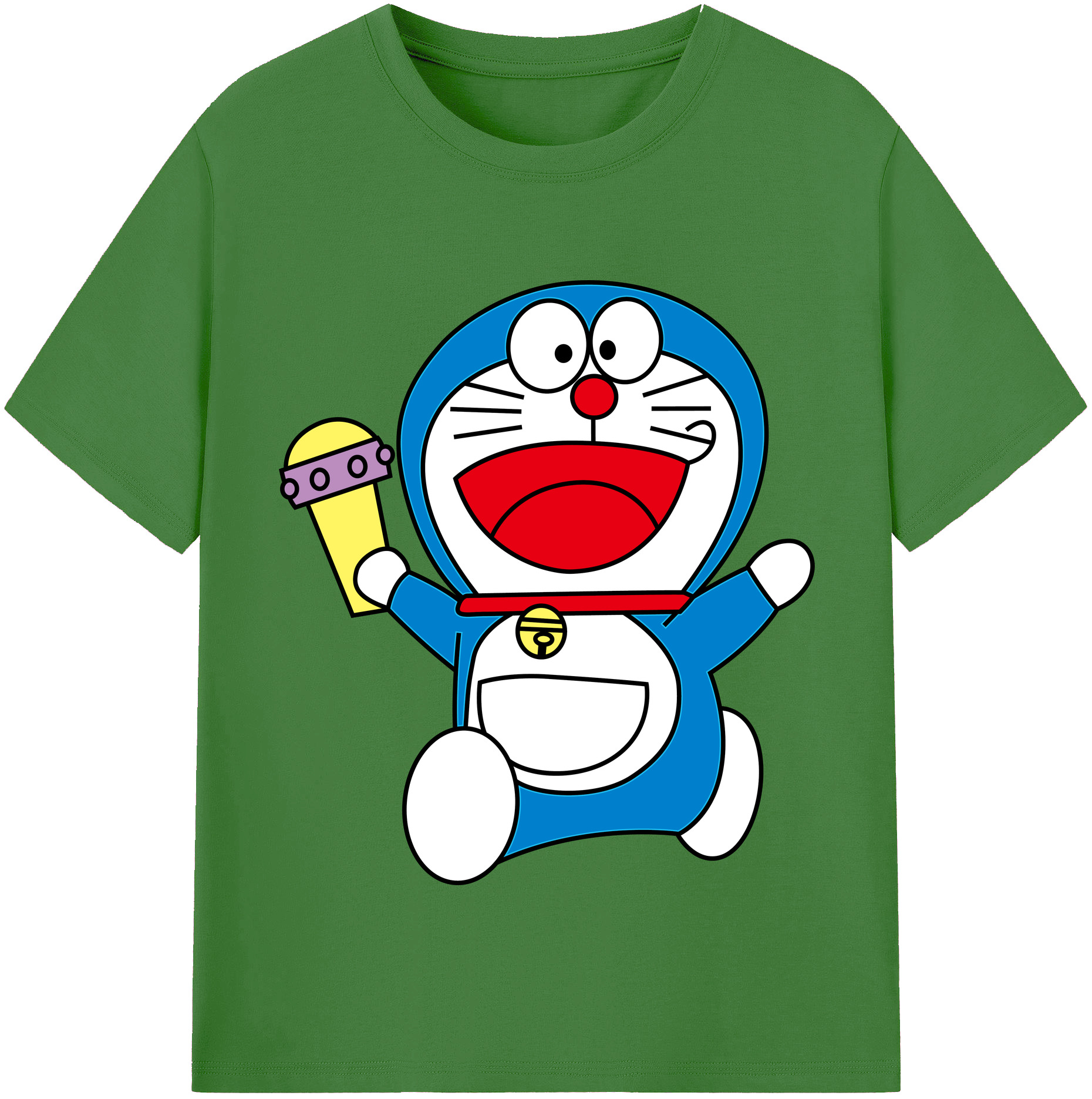 （画像用） ドラえもん Doraemon レディースカジュアルプリントTシャツ（綿100％）